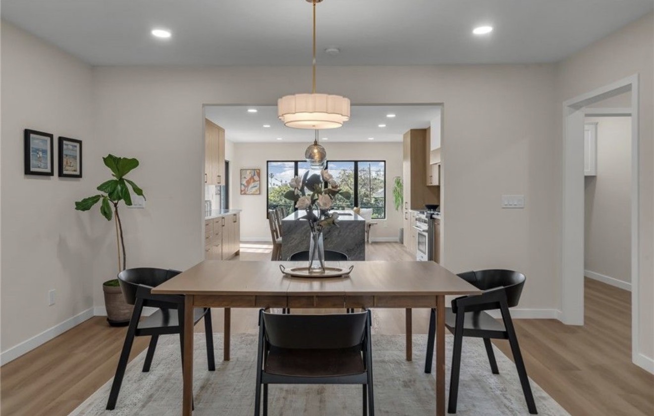 Open dining area in the View Park–Windsor Hills home